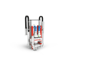 3D-иллюстрация установки для бурения скважин 