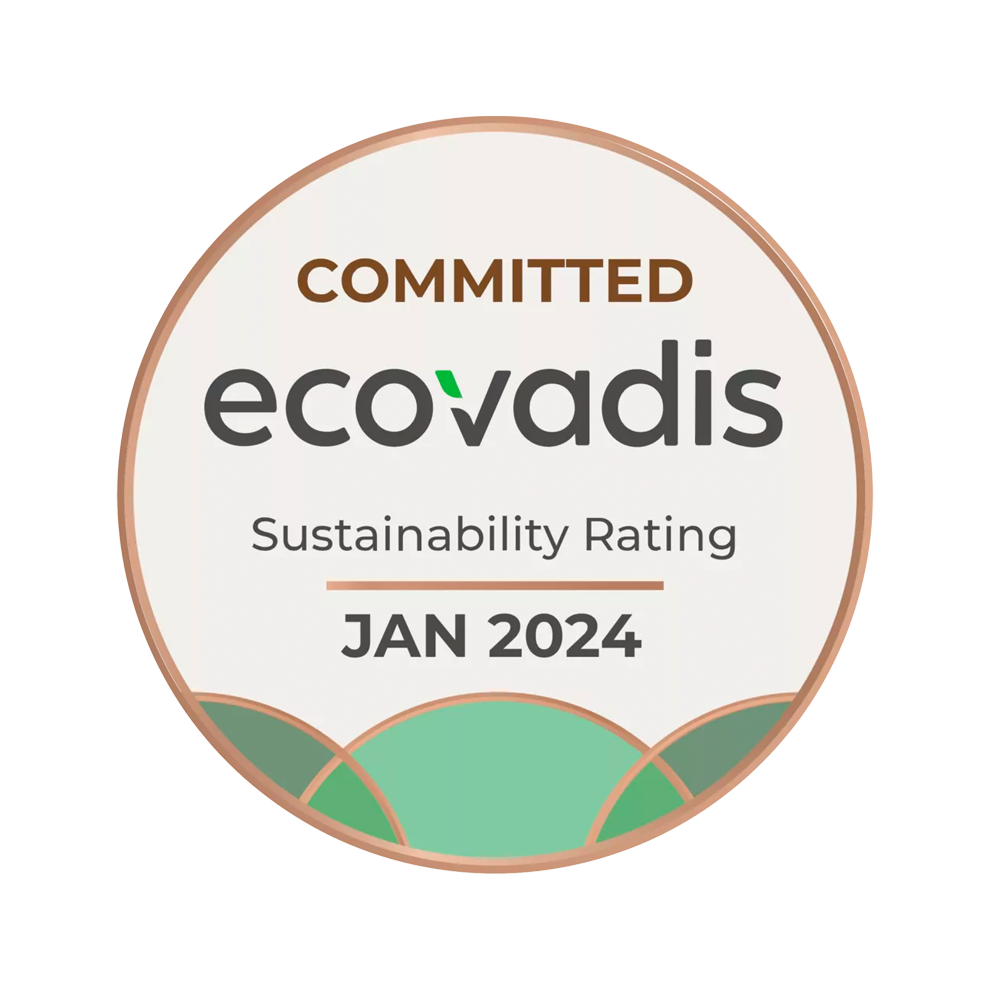 EcoVadis Abzeichen „Committed“