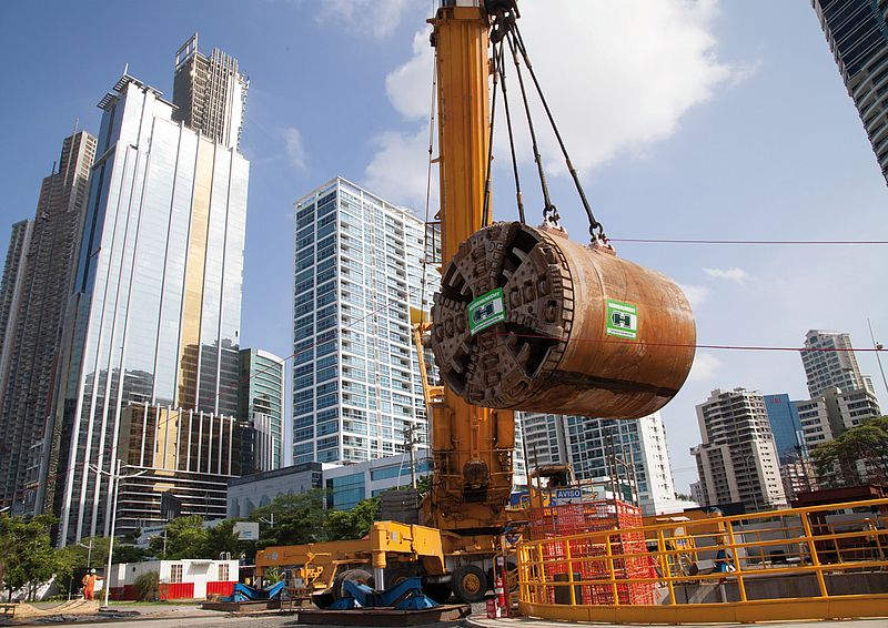 Utility tunnelling machine for the urban construction of sewage tunnels in Panama City, Panama, EPB3000AH, Ø 3,670 mm