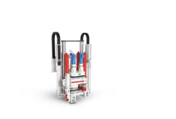 3D-иллюстрация установки для бурения скважин 