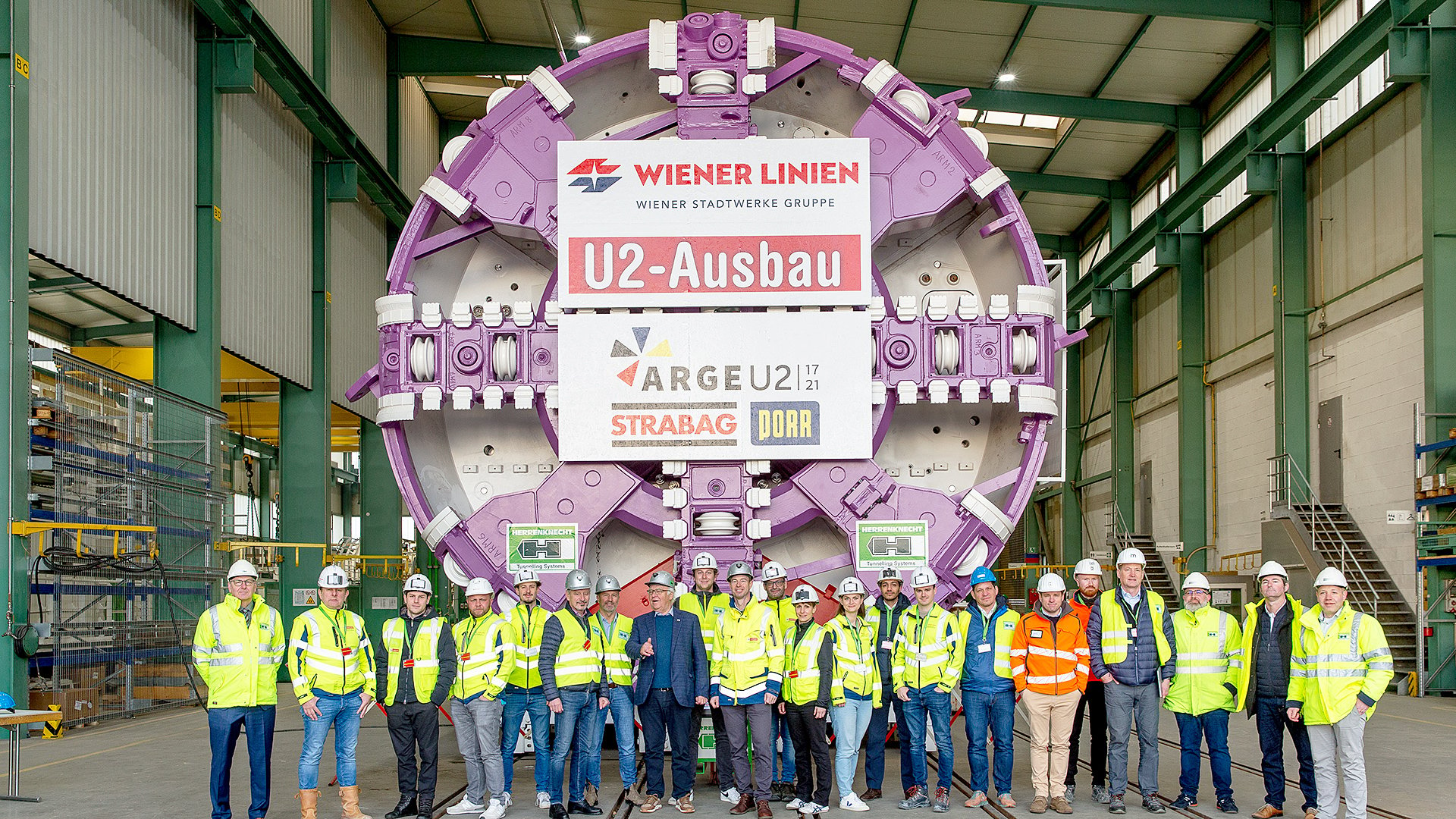 Herrenknecht präsentiert Tunnelbohrmaschine für Wien